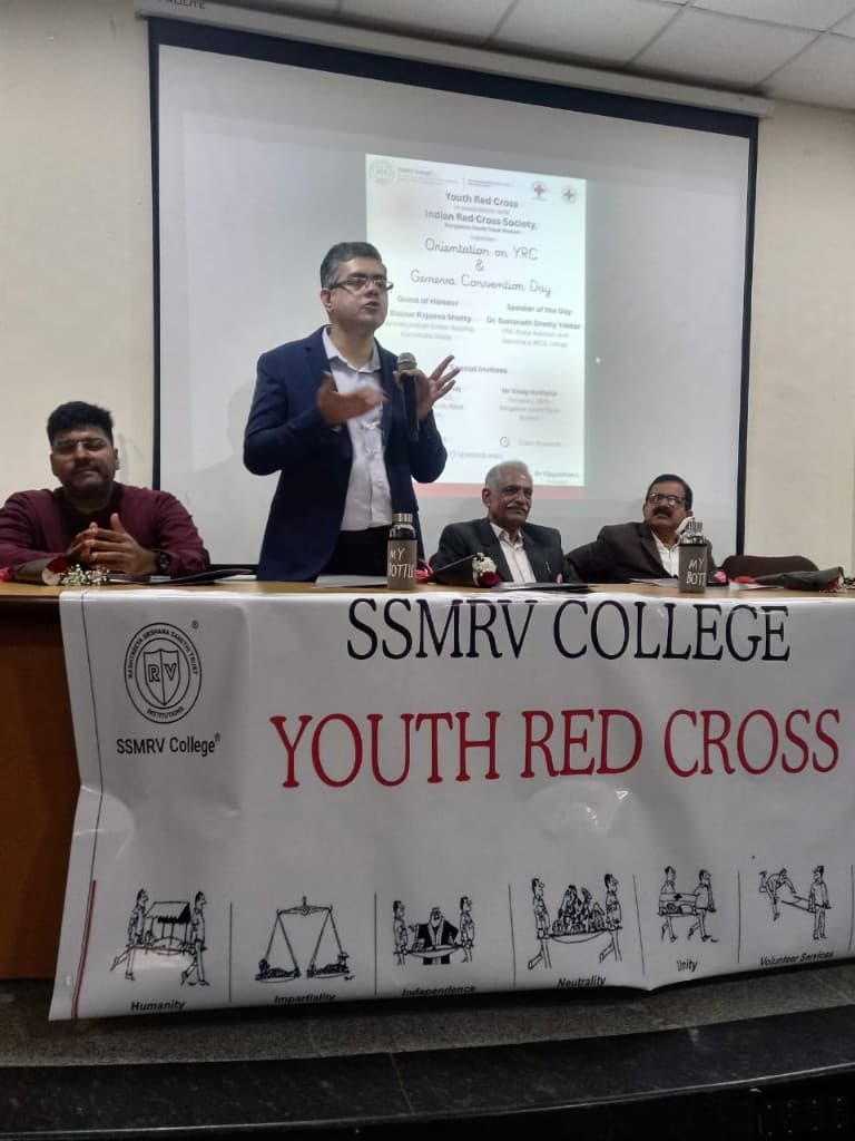 Geneva Convention Day at SSMRV College